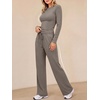 image:imageANRABESS Womens 2 Piece Lounge Sets 2026 Fall Trendy OutfitsBrown