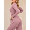 image:imageANRABESS Womens 2 Piece Lounge Sets 2026 Fall Trendy OutfitsPink