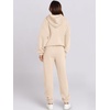 image:imageANRABESS Womens 2 Piece Lounge Sweat Sets Fall Fashion Matching SweatsuitsApricot
