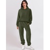 image:imageANRABESS Womens 2 Piece Lounge Sweat Sets Fall Fashion Matching SweatsuitsArmy Green
