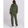 image:imageANRABESS Womens 2 Piece Lounge Sweat Sets Fall Fashion Matching SweatsuitsArmy Green