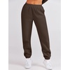 image:imageANRABESS Womens 2 Piece Lounge Sweat Sets Fall Fashion Matching SweatsuitsBrown
