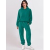image:imageANRABESS Womens 2 Piece Lounge Sweat Sets Fall Fashion Matching SweatsuitsGreen