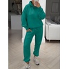 image:imageANRABESS Womens 2 Piece Lounge Sweat Sets Fall Fashion Matching SweatsuitsGreen
