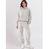 image:imageANRABESS Womens 2 Piece Lounge Sweat Sets Fall Fashion Matching SweatsuitsGrey