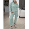 image:imageANRABESS Womens 2 Piece Lounge Sweat Sets Fall Fashion Matching SweatsuitsLake