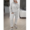 image:imageANRABESS Womens 2 Piece Lounge Sweat Sets Fall Fashion Matching SweatsuitsLight Gray