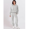 image:imageANRABESS Womens 2 Piece Lounge Sweat Sets Fall Fashion Matching SweatsuitsLight Gray