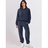 image:imageANRABESS Womens 2 Piece Lounge Sweat Sets Fall Fashion Matching SweatsuitsNavy Blue