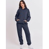 image:imageANRABESS Womens 2 Piece Lounge Sweat Sets Fall Fashion Matching SweatsuitsNavy Blue