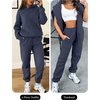 image:imageANRABESS Womens 2 Piece Lounge Sweat Sets Fall Fashion Matching SweatsuitsNavy Blue