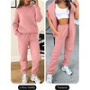 image:imageANRABESS Womens 2 Piece Lounge Sweat Sets Fall Fashion Matching SweatsuitsPink