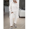image:imageANRABESS Womens 2 Piece Lounge Sweat Sets Fall Fashion Matching SweatsuitsWhite