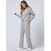image:imageANRABESS Womens 2 Piece Lounge Sweat Sets Fall OutfitsLight Grey
