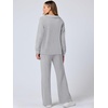 image:imageANRABESS Womens 2 Piece Lounge Sweat Sets Fall OutfitsLight Grey