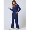 image:imageANRABESS Womens 2 Piece Lounge Sweat Sets Fall OutfitsNavy Blue