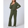 image:imageANRABESS Womens 2 Piece Lounge Sweat Sets Fall OutfitsOlive