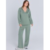 image:imageANRABESS Womens 2 Piece Lounge Sweat Sets Fall OutfitsPea Green