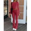 image:imageANRABESS Womens 2 Piece Matching Lounge SetsPlain Red