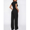 image:imageANRABESS Womens 2 Piece Matching Summer Lounge Set with PocketsBlack