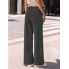image:imageANRABESS Womens Business Casual Straight Leg Fleece Dress PantsDeep Grey