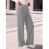 image:imageANRABESS Womens Business Casual Straight Leg Fleece Dress PantsGrey