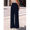 image:imageANRABESS Womens Business Casual Straight Leg Fleece Dress PantsNavy Blue