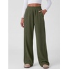 image:imageANRABESS Womens Corduroy High Waist Wide Leg Lounge PantsArmy Green