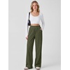 image:imageANRABESS Womens Corduroy High Waist Wide Leg Lounge PantsArmy Green