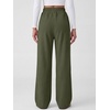 image:imageANRABESS Womens Corduroy High Waist Wide Leg Lounge PantsArmy Green