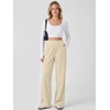 image:imageANRABESS Womens Corduroy High Waist Wide Leg Lounge PantsBeige