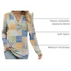 image:imageANRABESS Womens Fall Shirts Long Sleeve Henley Top Dressy Casual BlouseDeep Plaid  Blue