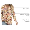 image:imageANRABESS Womens Fall Shirts Long Sleeve Henley Top Dressy Casual BlouseKhaki Beige Floral