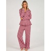 image:imageANRABESS Womens Gingham Pajama Set 2 Piece Striped LoungewearRed White Plaid