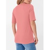 image:imageANRABESS Womens Half Sleeve Tops Crewneck Shirts Basic Fit Work TeeCoral