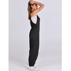 image:imageANRABESS Womens Jumpsuits Summer Scoop Neck Sleeveless Loose Fit OverallsBlack