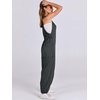 image:imageANRABESS Womens Jumpsuits Summer Scoop Neck Sleeveless Loose Fit OverallsDark Grey