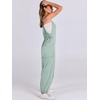 image:imageANRABESS Womens Jumpsuits Summer Scoop Neck Sleeveless Loose Fit OverallsGrey Green