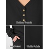 image:imageANRABESS Womens Lounge Sets Waffle Fall 2 Piece Travel OutfitsBlack