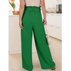 image:imageANRABESS Womens Palazzo Wide Leg High Waisted Flowy Lounge Work PantsGreen