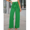 image:imageANRABESS Womens Palazzo Wide Leg High Waisted Flowy Lounge Work PantsGreen