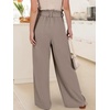 image:imageANRABESS Womens Palazzo Wide Leg High Waisted Flowy Lounge Work PantsLight Camel