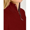 image:imageANRABESS Womens Quarter Zip Fall Lightweight SweatersBrick Red