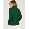 image:imageANRABESS Womens Quarter Zip Fall Lightweight SweatersForest Green