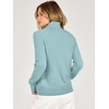 image:imageANRABESS Womens Quarter Zip Fall Lightweight SweatersLight Blue