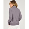 image:imageANRABESS Womens Quarter Zip Fall Lightweight SweatersNutmeg