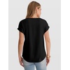 image:imageANRABESS Womens Short Sleeve Pleated T ShirtsBlack