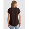 image:imageANRABESS Womens Short Sleeve Pleated T ShirtsBrown