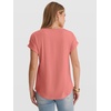 image:imageANRABESS Womens Short Sleeve Pleated T ShirtsCoral Pink
