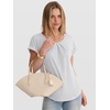 image:imageANRABESS Womens Short Sleeve Pleated T ShirtsWhite